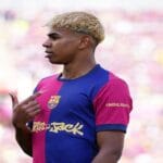 Lamine Yamal During FC Barcelona vs Real Madrid