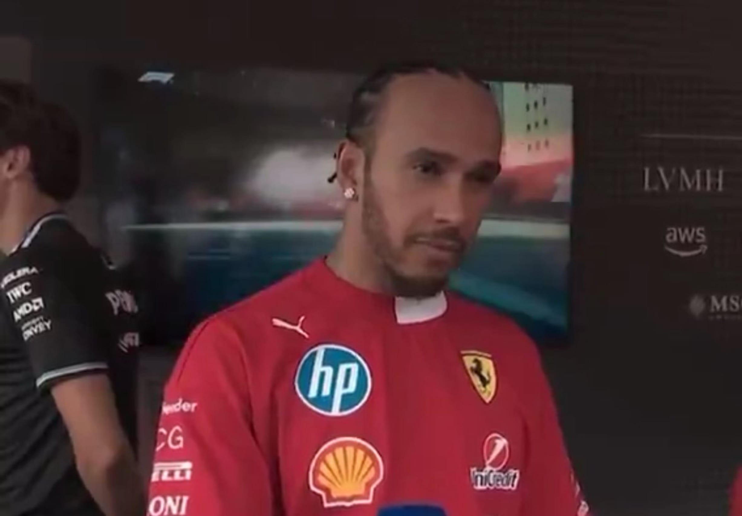 Ferrari Racer Lewis Hamilton at Monaco GP 2025