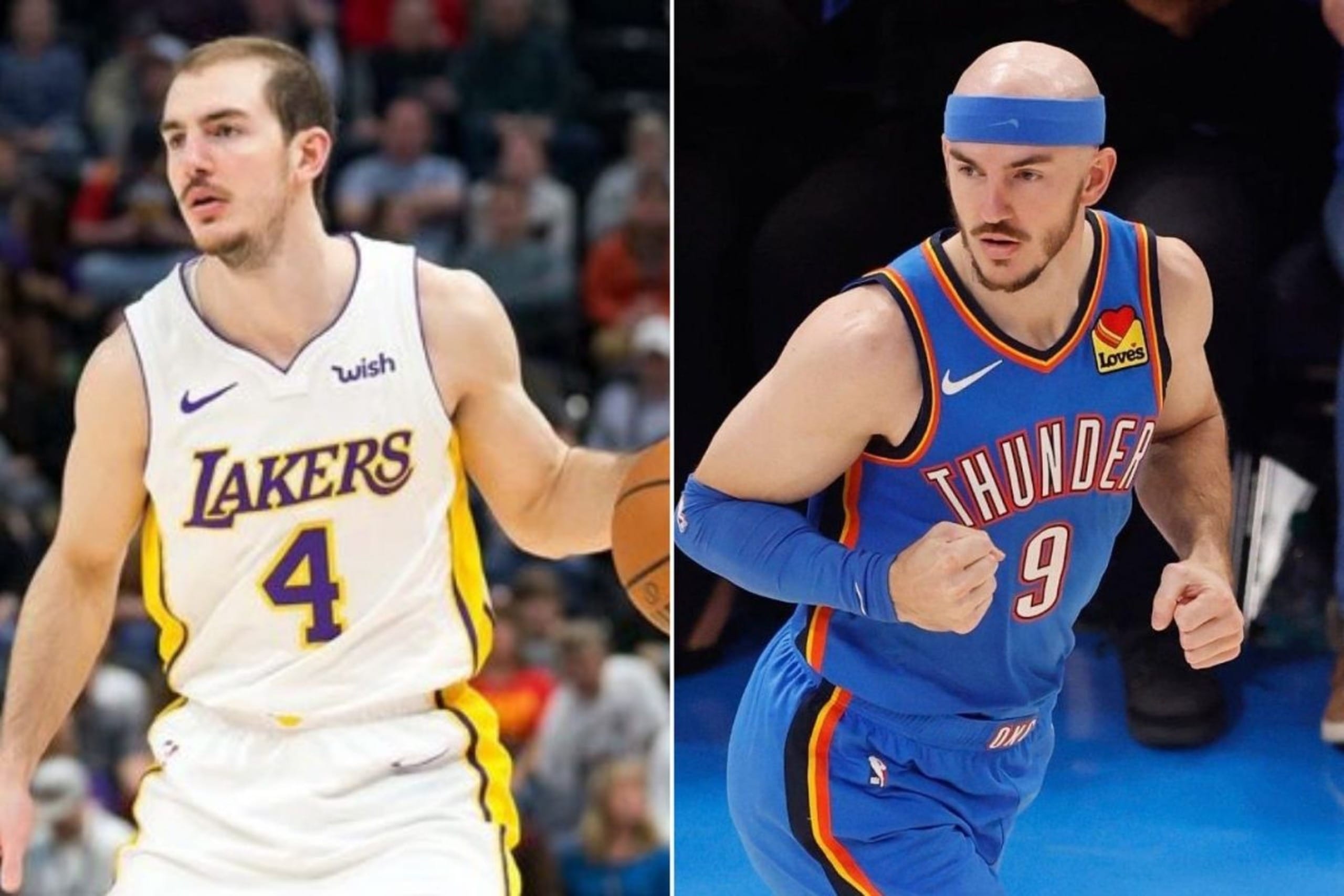 Alex Caruso At Lakers and at OKC