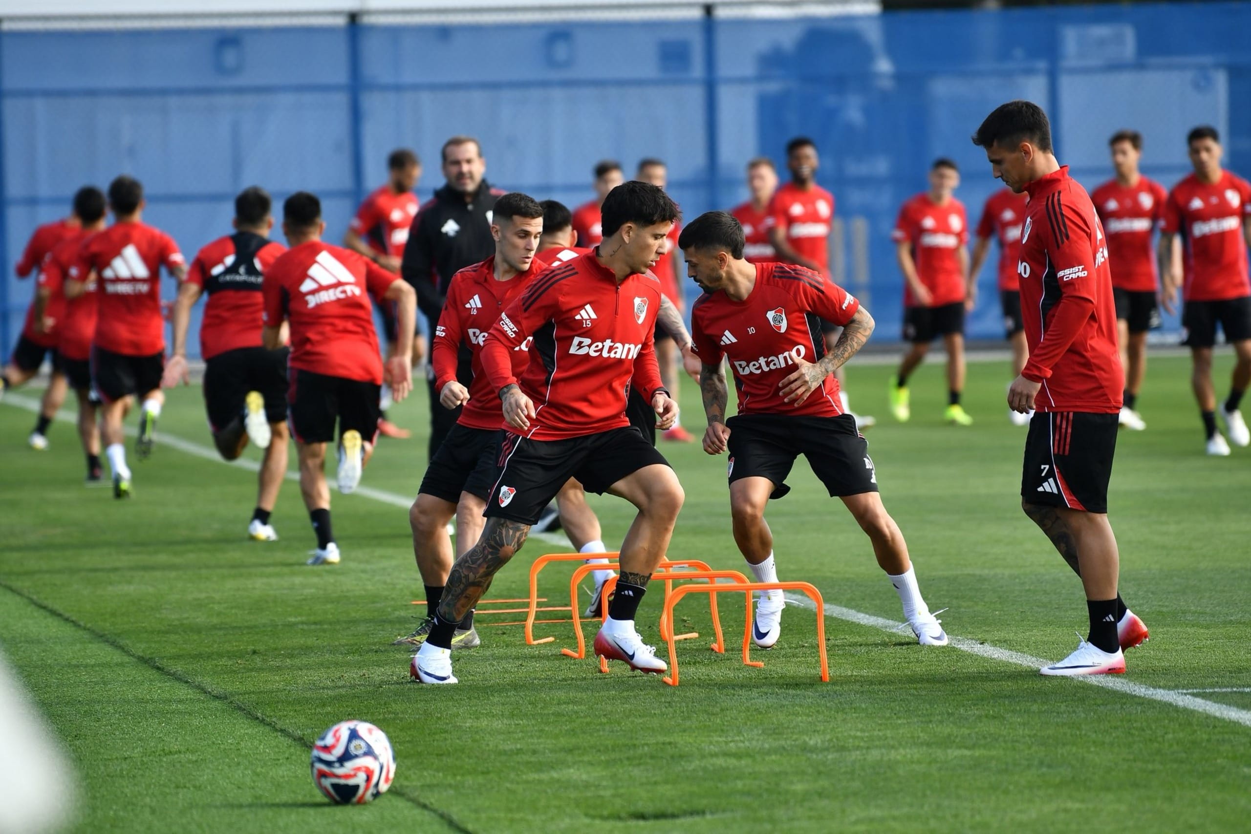 River Plate Team in Practice