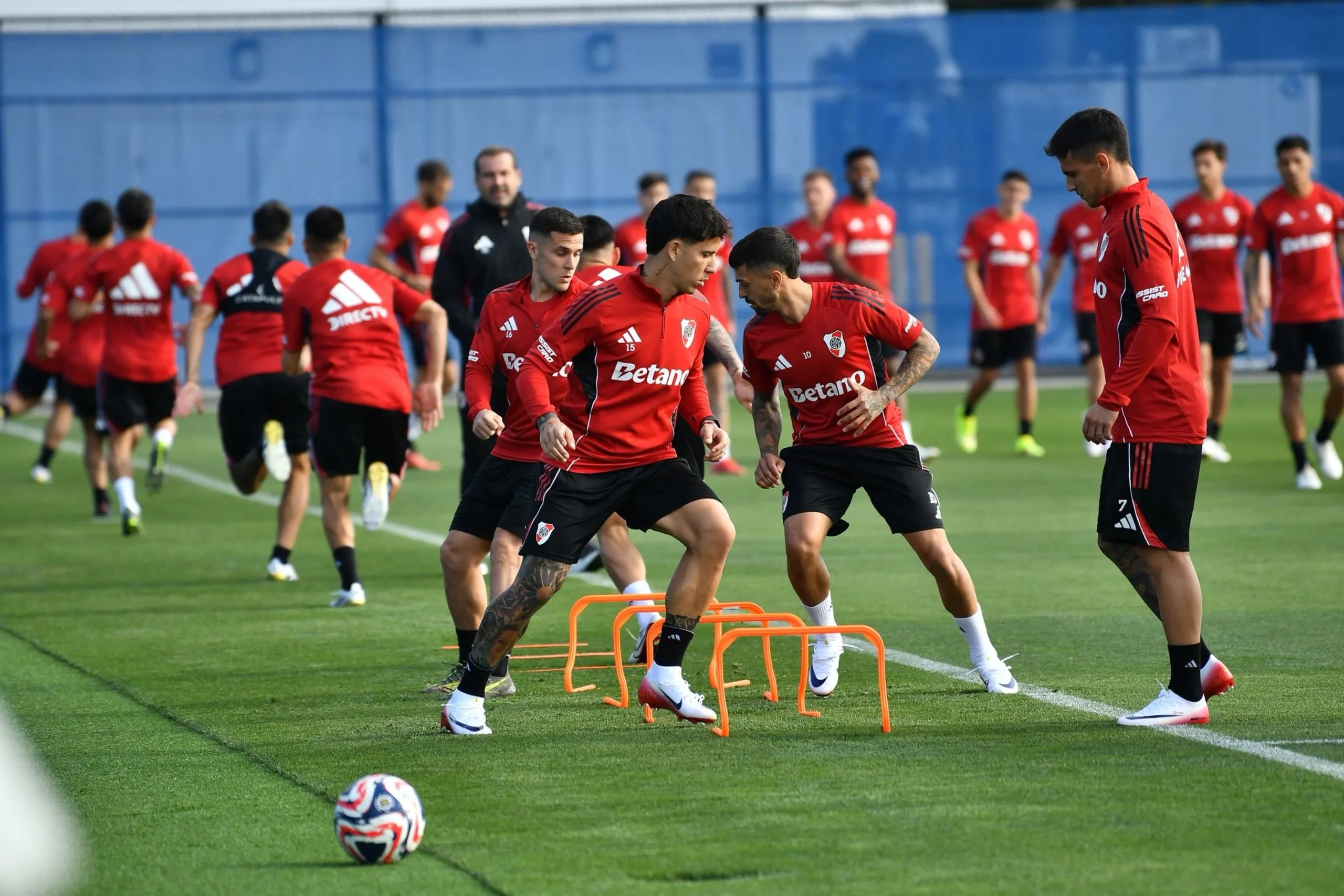 River Plate Team in Practice