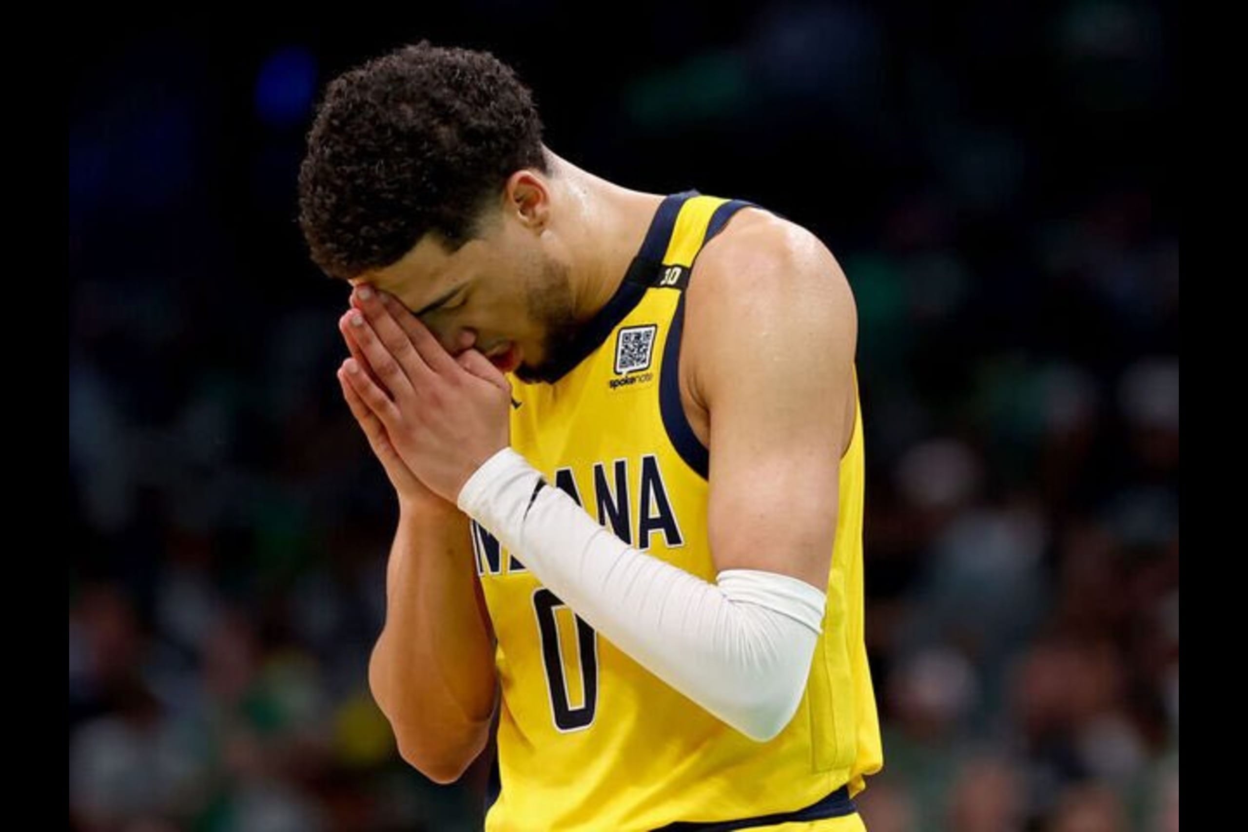 Tyrese Haliburton Injury in Pacers vs OKC NBA Finals Game 7